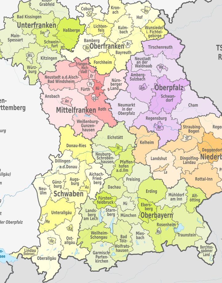 Landkreise Bayern